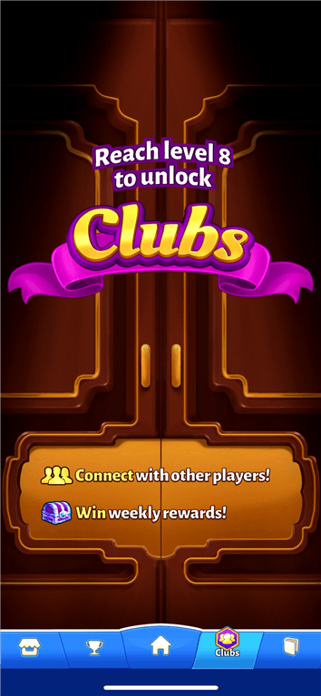 The locked Clubs feature on 21 Cash.
