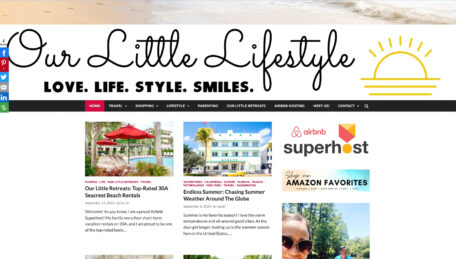 Sarah Blevins Website Homepage