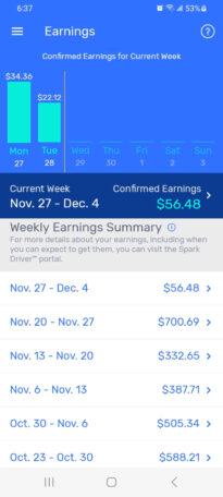 David Ferrell's Spark Earnings