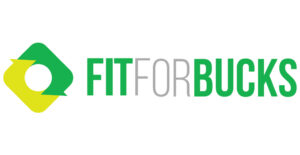Logo for the Fit For Bucks app that pays you for physical activity