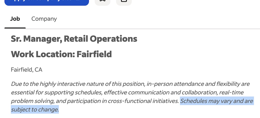 A job posting on Indeed.