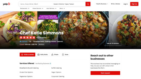 Katie Simmons' Yelp