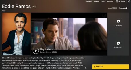 Eddie Ramos's IMDb profile.