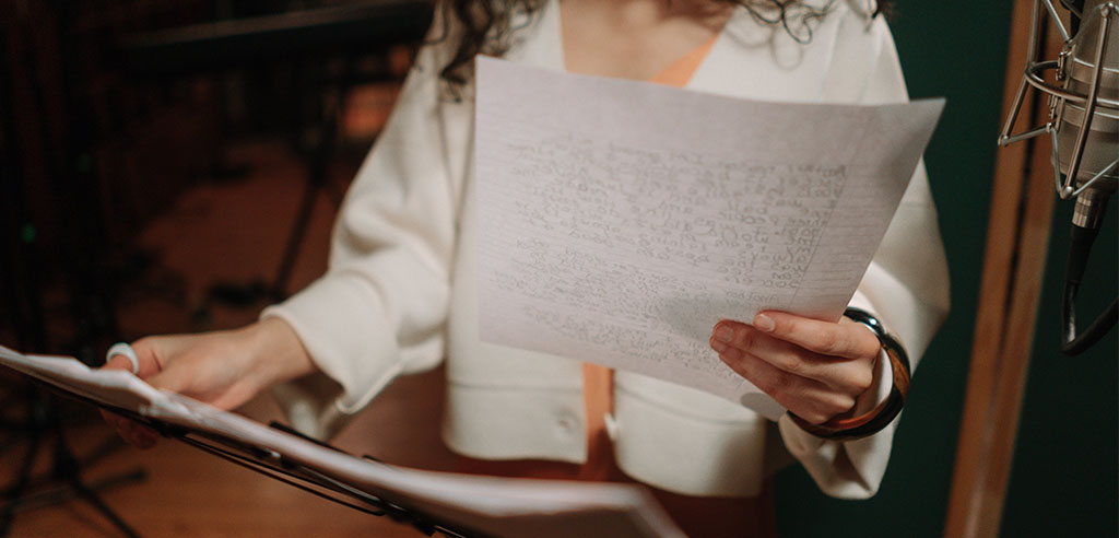 Transcribe sheet music and lyrics