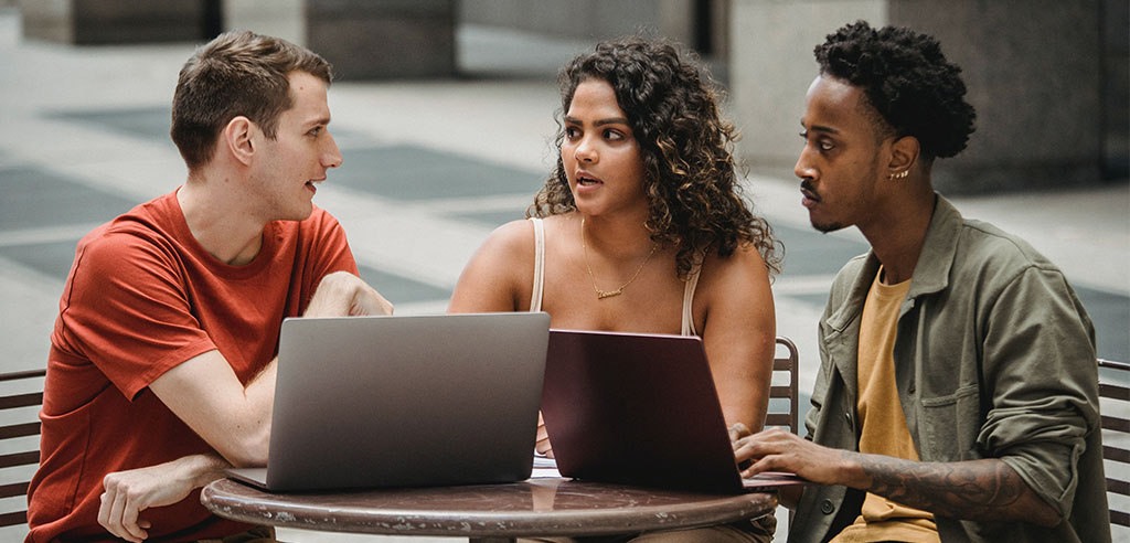 a group of website designers