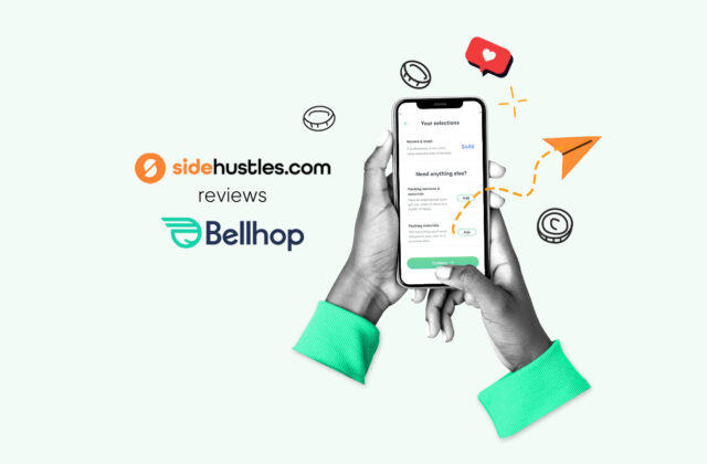Smartphone showing the Bellhop app.