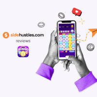 Smartphone showing the Bingo Cash home screen.