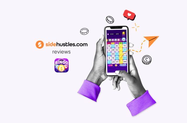 Smartphone showing the Bingo Cash home screen.