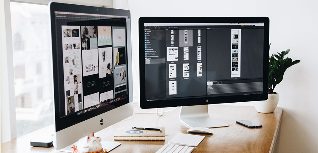 the process of designing a website