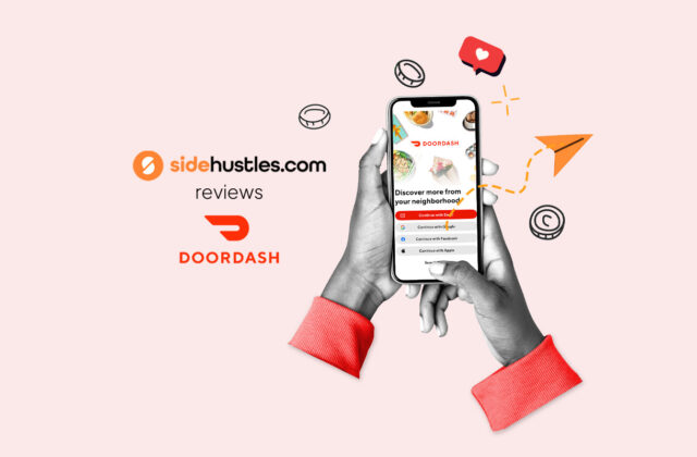 Phone screen showing the DoorDash app.