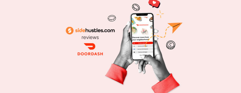 Phone screen showing the DoorDash app.