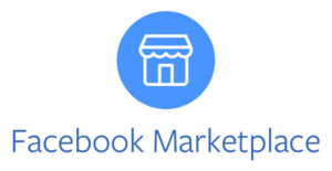 Logo for the Facebook Marketplace website for selling products online locally