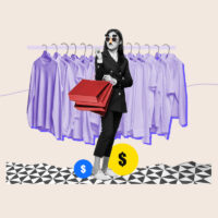 Secret shopper in a store