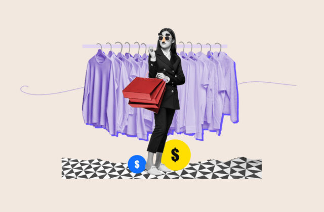 Secret shopper in a store