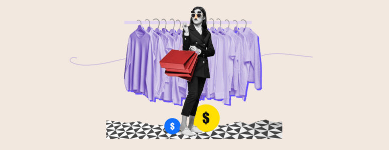 Secret shopper in a store
