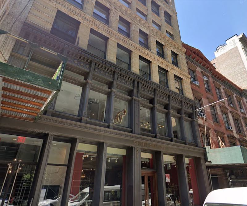 36 East 12th Street, the location of a pool hall frequented by Lawrence Ng in his teens.
