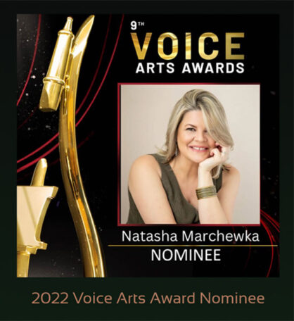 Natasha Marchewka's voiceover nomination