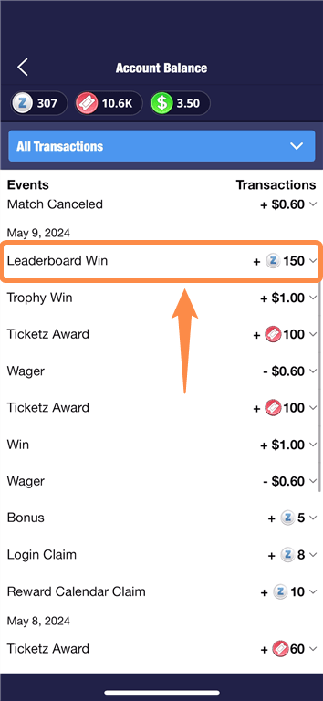 A prize for coming first on the Pool Payday leaderboard.