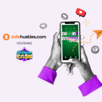 Smartphone showing the Solitaire Cash interface.