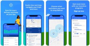 Screenshots of the Spark app