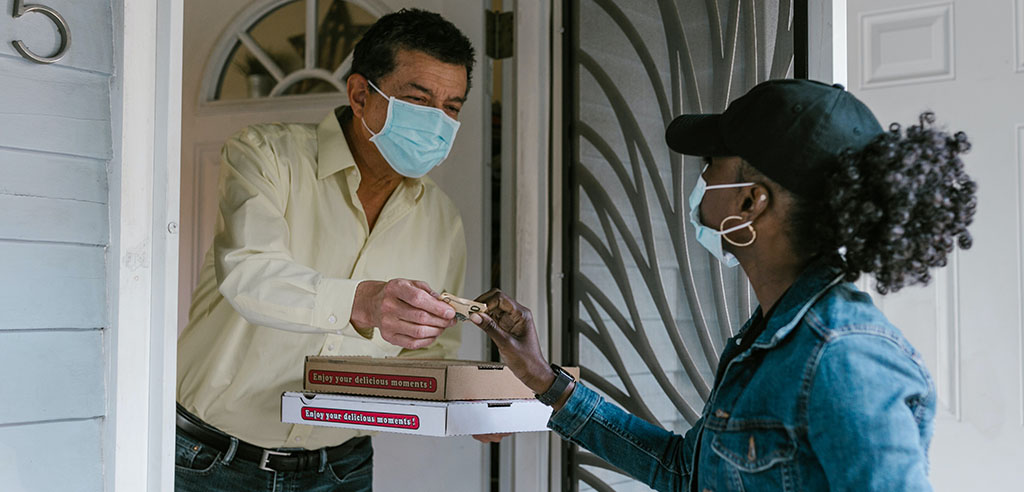 uber eats driver receiving payment